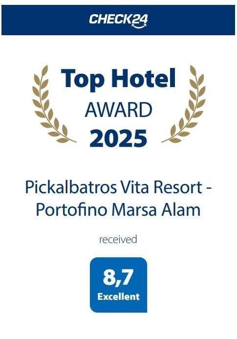 Pickalbatros Vita portofino resort award Check 24